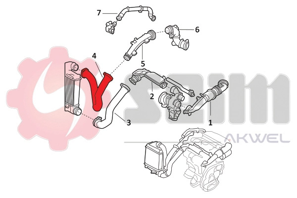 Charge Air Hose 982068