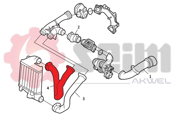 Charge Air Hose 982068
