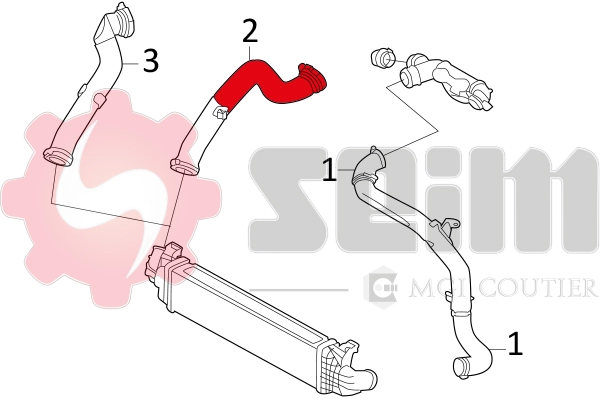 SEIM 981238 Charge Air Hose