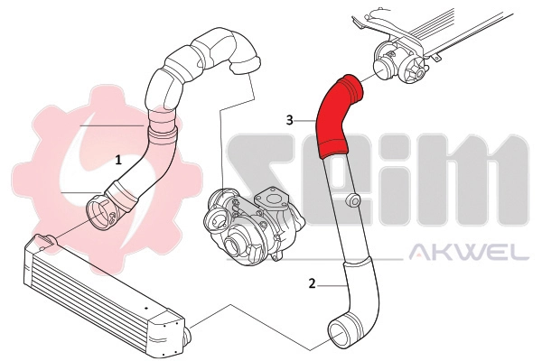 SEIM 982036 Charge Air Hose