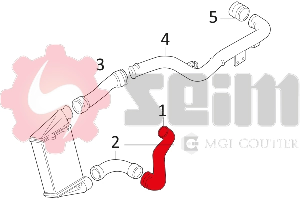 SEIM 981053 Charge Air Hose