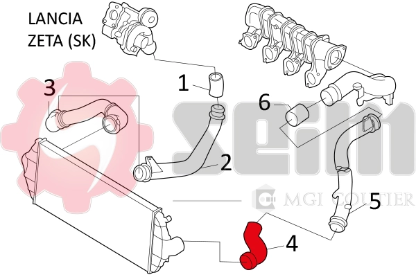 Charge Air Hose 981152