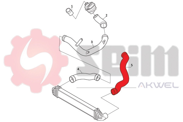 SEIM 981999 Charge Air Hose
