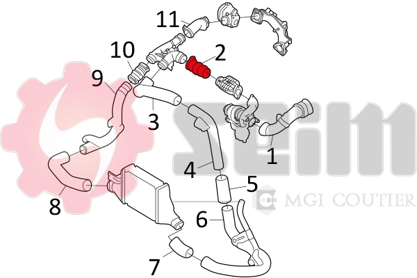 Charge Air Hose 981121
