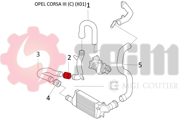 SEIM 981473 Charge Air Hose