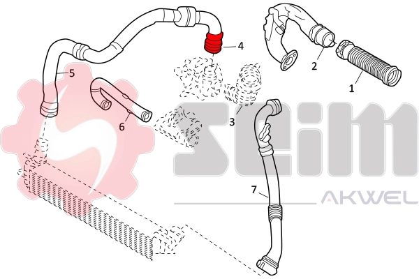 Charge Air Hose 982134