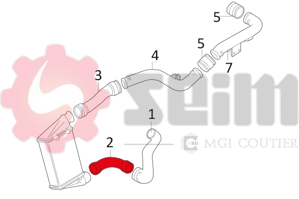 Charge Air Hose 981055