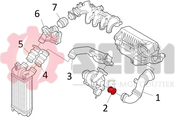 Charge Air Hose 981125