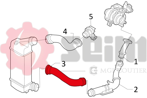 Charge Air Hose 981150