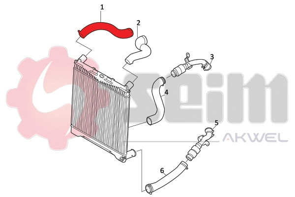 SEIM 981839 Charge Air Hose
