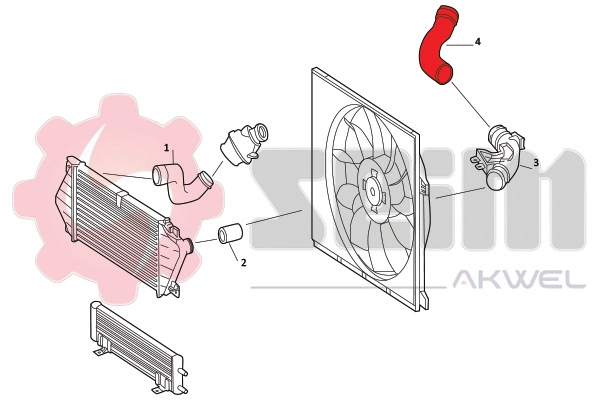 SEIM 981850 Charge Air Hose