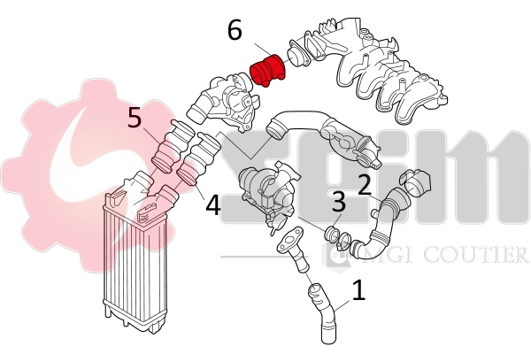 Charge Air Hose 981115