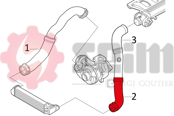 SEIM 981098 Charge Air Hose