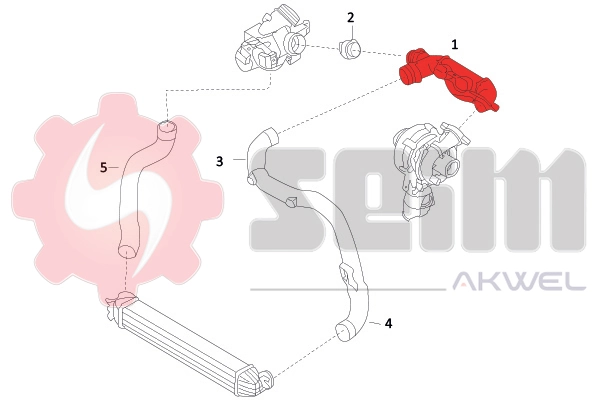 Charge Air Hose 982039