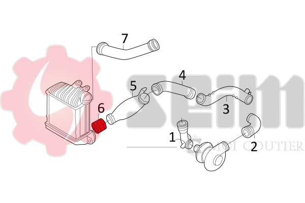增压进气软管 981021