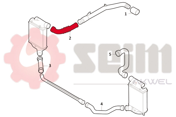 SEIM 981691 Charge Air Hose