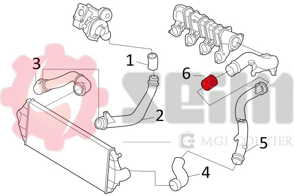 Charge Air Hose 981153