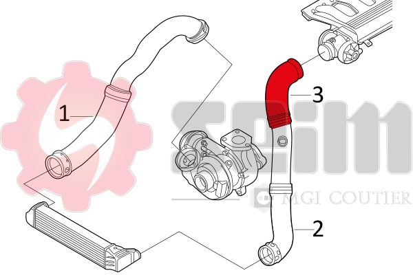SEIM 981099 Charge Air Hose