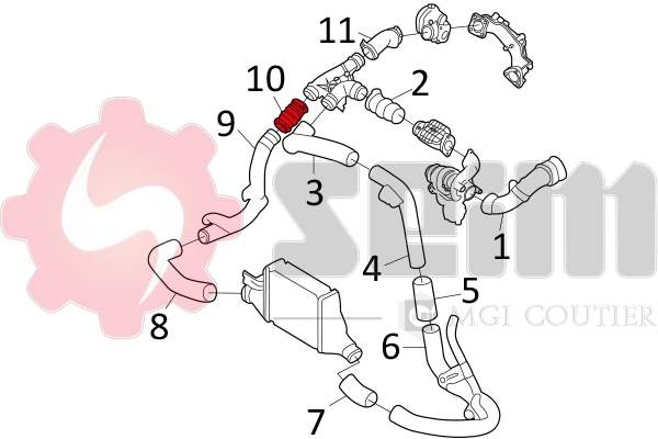 Charge Air Hose 981135
