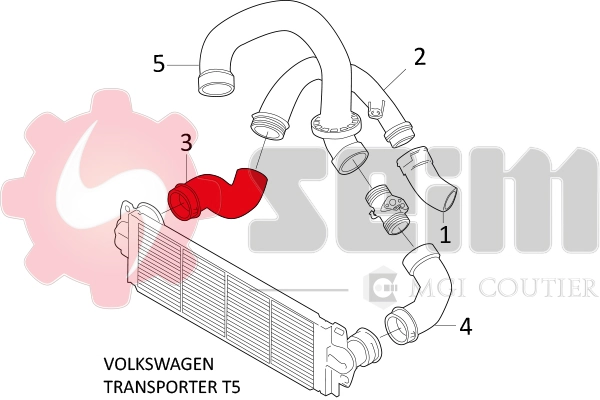 SEIM 981626 Charge Air Hose