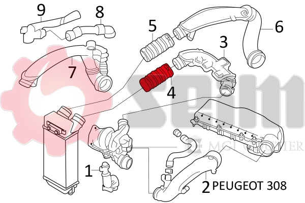 Charge Air Hose 981141