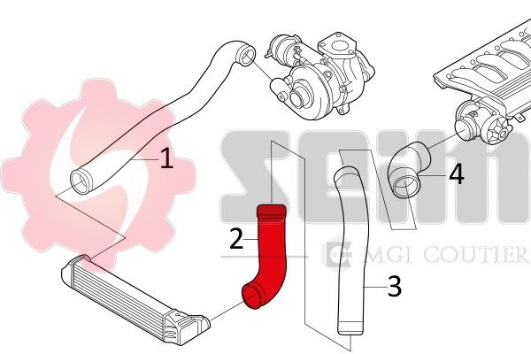 Charge Air Hose 981089