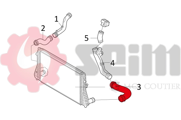 SEIM 981042 Charge Air Hose
