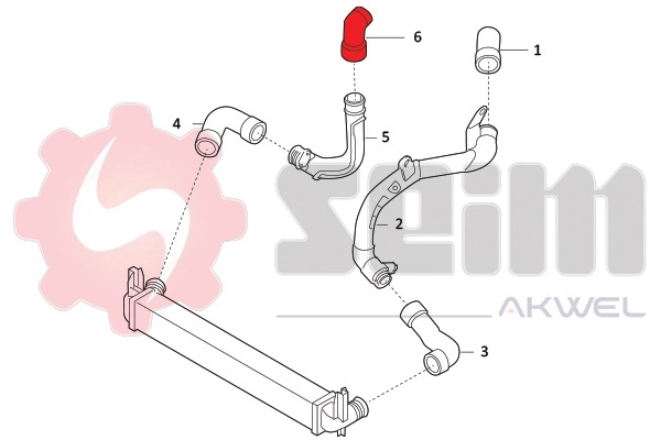 SEIM 981978 Charge Air Hose