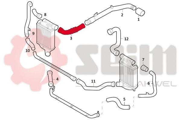 SEIM 981691 Charge Air Hose