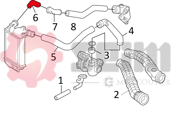Charge Air Hose 981158