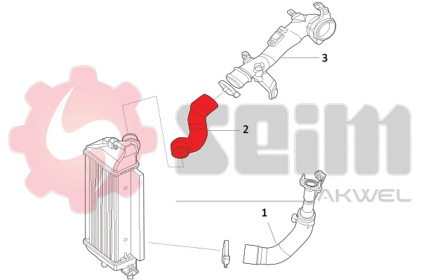 SEIM 981754 Charge Air Hose