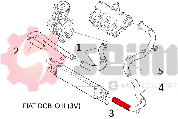 SEIM 981203 Charge Air Hose