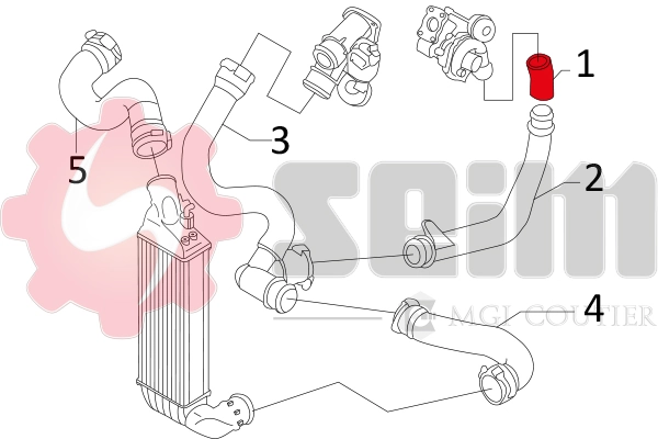 Charge Air Hose 981143