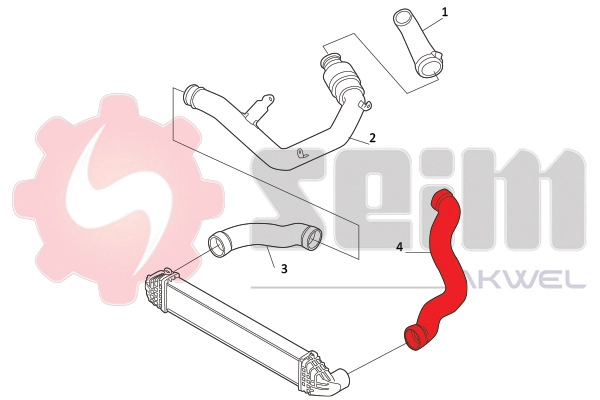 SEIM 981999 Charge Air Hose