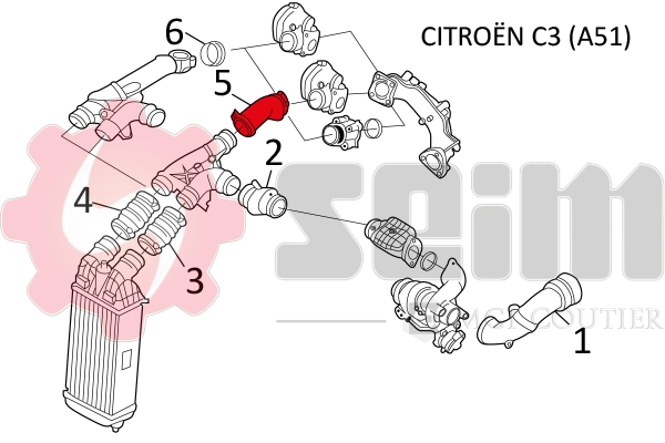 Charge Air Hose 981135