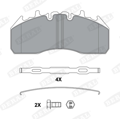 Brake Pad Set, disc brake BCV29174TK