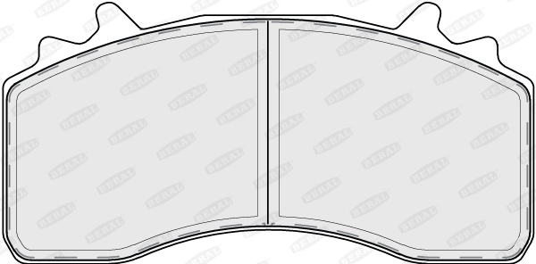 Brake Pad Set, disc brake BCV29223T