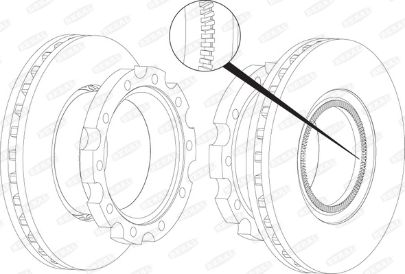 Brake Disc BCR223A