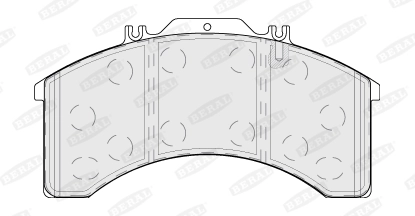 Brake Pad Set, disc brake BCV29011T