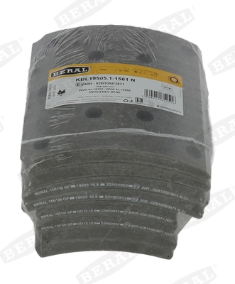 Brake Lining Kit, drum brake KBL19505.1-1561