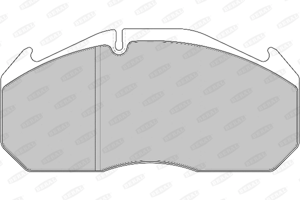 BERAL BCV29030BK Brake Pad Set, disc brake
