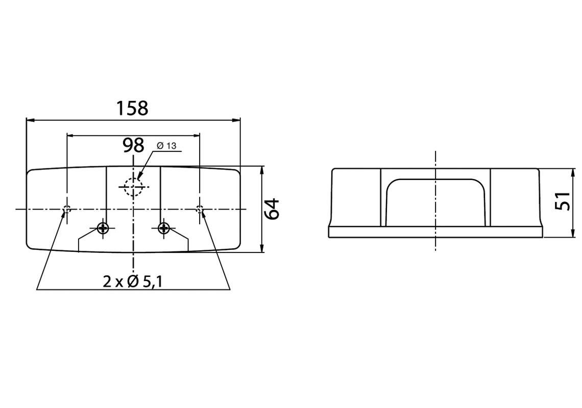 Tail Light Assembly BBS5 Right 500940