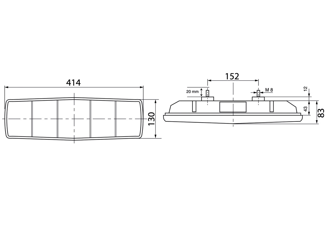 Tail Light Assembly LC4 Left/Right 141500