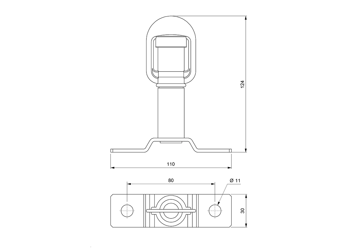 Holder, rotating beacon Spare parts for beacons D14514