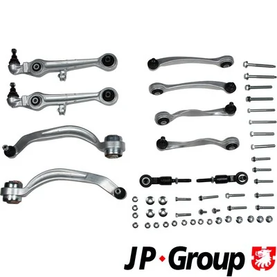 Control/Trailing Arm Kit, wheel suspension JP 1140100210