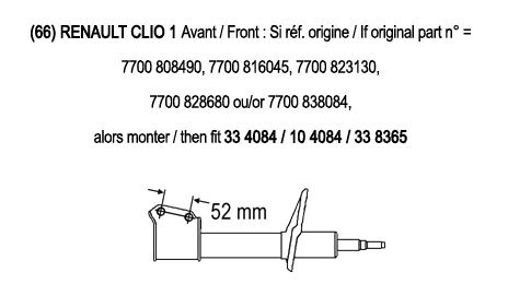 Shock Absorber SUPER 104084