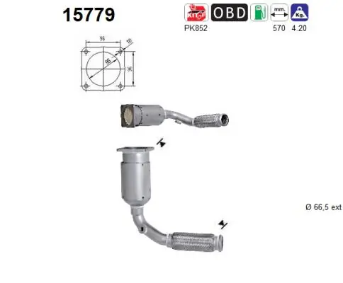 Catalytic Converter 15779