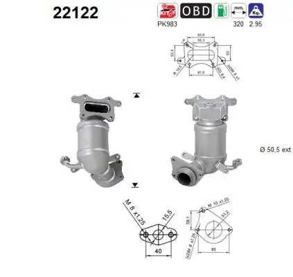 Catalytic Converter 22122