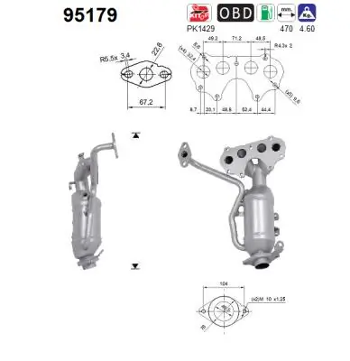 Catalytic Converter 95179