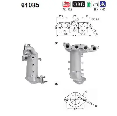 Catalytic Converter 61085